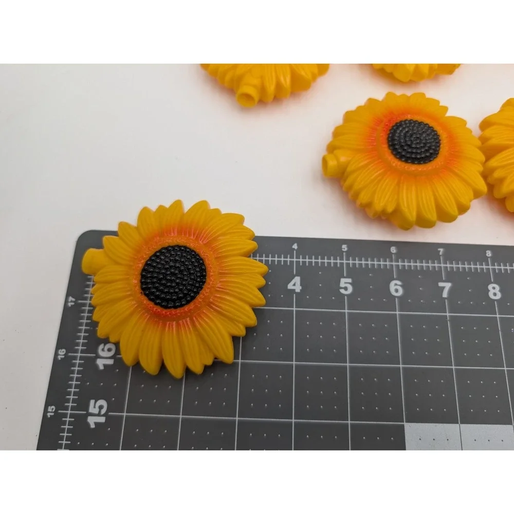 Sunflower Plastic String Light Cover Replacement Set of 10